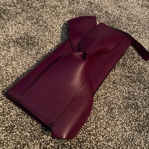 NWT A New Day Plum Bow Clutch